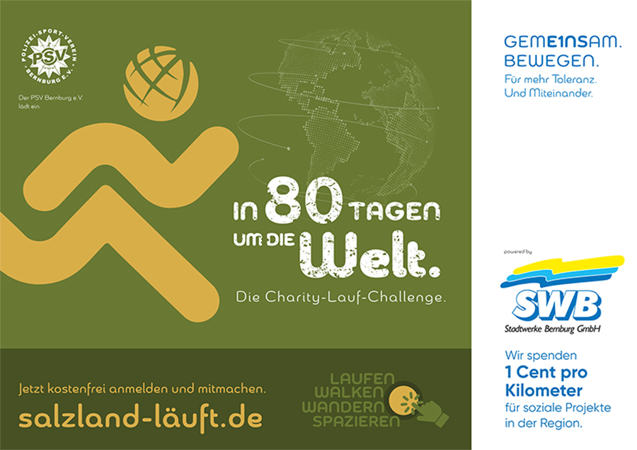 Charity-Lauf-Challenge In 80 Tagen um die Welt